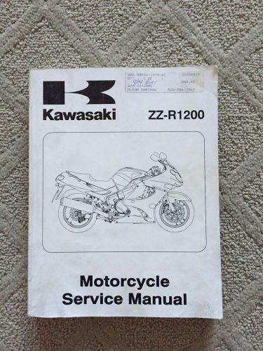 Kawasaki  service manual 2002 zx1200 part no. 99924-1279-01