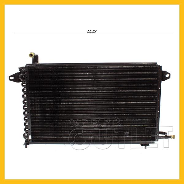 93-98 vw jetta gti golf 1.8t a/c condenser for pin mounted cabrio to vin#4800000