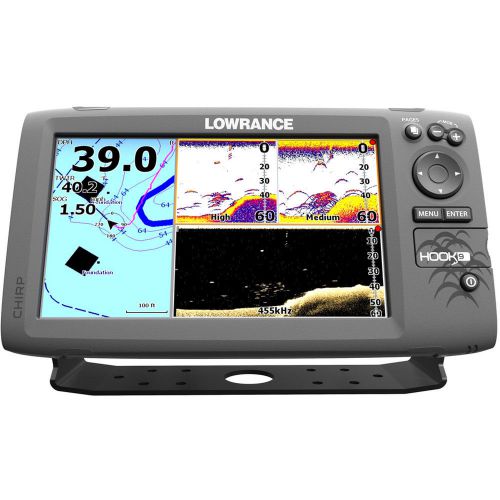 Lowrance hook-9 fishfinder chartplotter no ducer  mfg# 000-12668-001