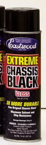 Eastwood paint extreme chassis ceramic gloss black 14 oz aerosol p/n 11172z