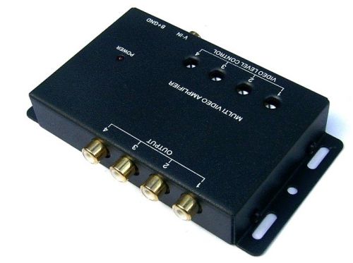 4 -way video distributor active splitter video amplifier