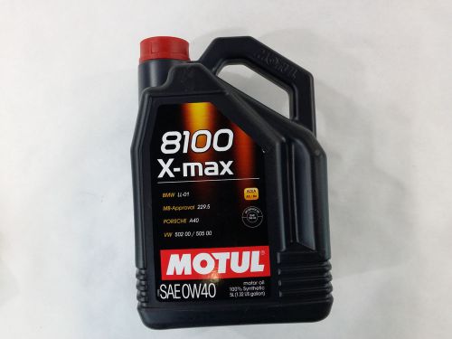 104533 motul 8100 5 liter 0w-40 x-max engine oil