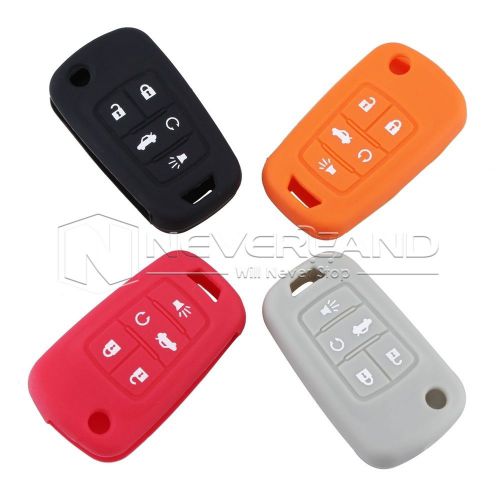 Color for buick lacrosse protective silicone smart car key fob cover holder case