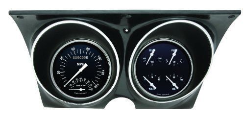 Classic instruments cam67hr hot rod series black gauge set