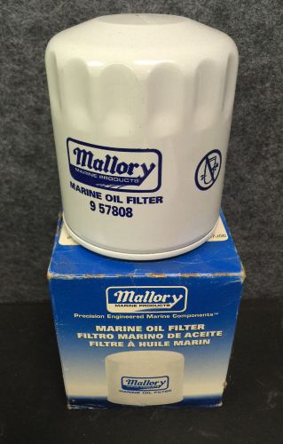 New oem mallory oil filter part # 9-57808 sierra # 18-7906