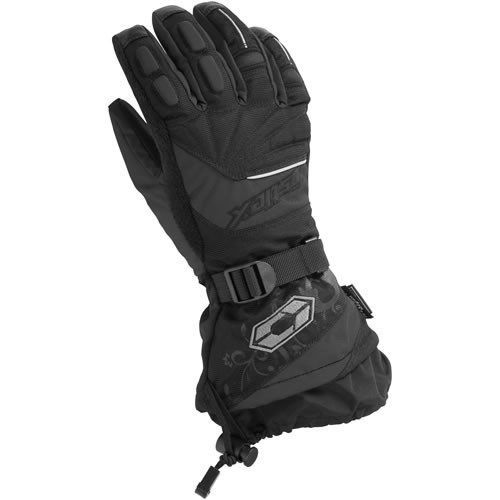 Castle x womens rizer g7 snowmobile gloves black