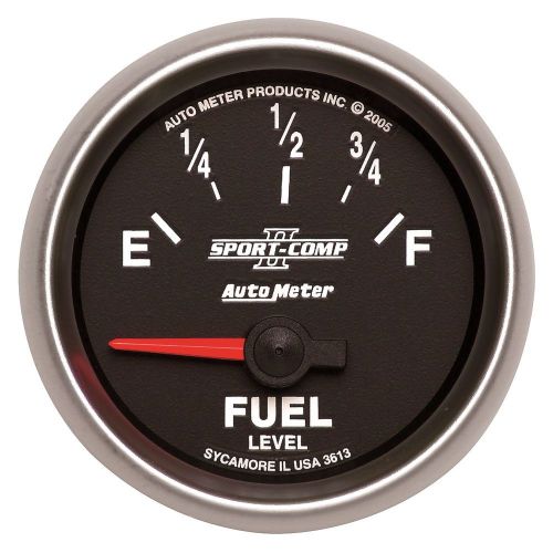 Auto meter 3613 sport-comp ii; electric fuel level gauge