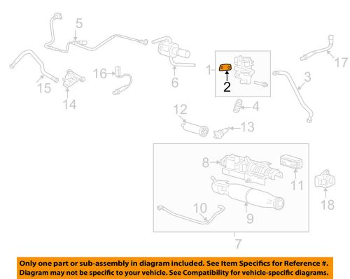 Ford oem-egr valve gasket 2w7z9d476aa