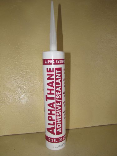 Alpha systems alphathane n511301t white self-leveling roof sealant- 10.3 oz tube