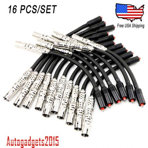 New 16pcs sti spark plug wires for mercedes-benz lifetime warranty 1131500019