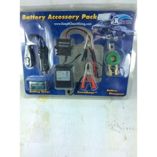 Car accessories- battery &amp; float charger, disconnect, settings saver no reserve