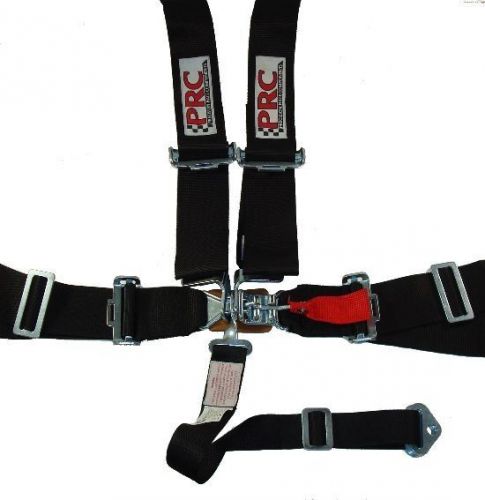 5 point harness seat belt sfi certified latch and link style black - latest date
