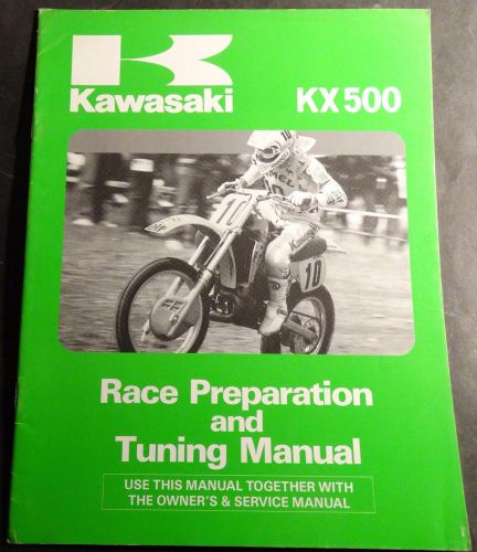 1987 kawasaki kx500 motorcycle race,preparation &amp; tuning service manual (241)