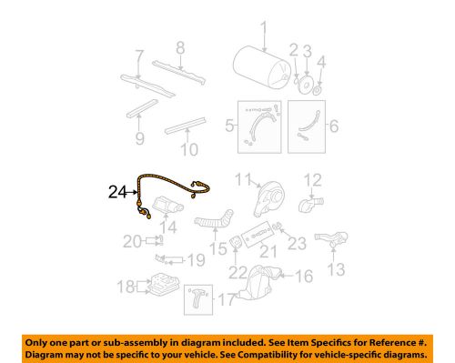 Honda oem 02-05 civic 1.7l-l4 fuel system-harness 32170s5w000