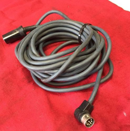 8 pin din cable.  18 foot length. used.