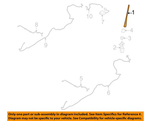 Ford oem 10-14 mustang-antenna mast ar3z18813a