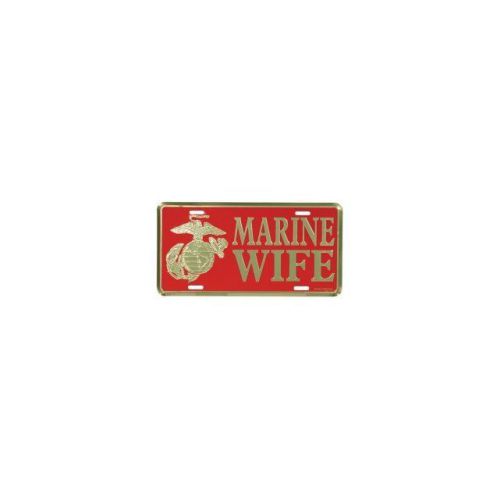 U.s. marine wife license plate