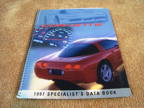 1997 corvette specialist data book