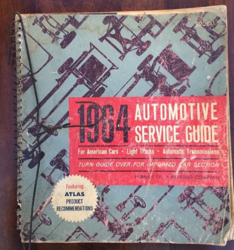 1964 vintage automotive service guide repair manual pcv automatic transmissions