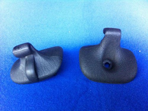 Two black sun visor clips sebring convertible 1996-2006 nice clips free shipping