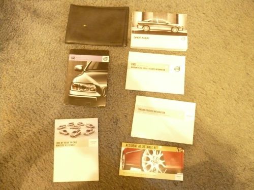 2007 volvo s60 owners manual set no reserve!!!!! free shipping!!!!!!