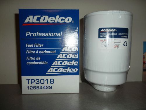 Ac delco tp3012  tp3018  12664429 12646512 duramax 6.6 fuel filter new oem