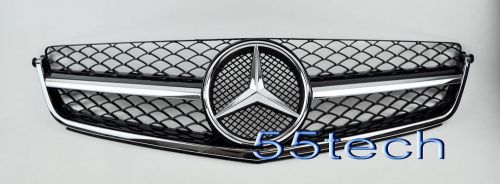 08~11 mercedes benz w204 amg c63 style chrome black ( for c63 amg models only)