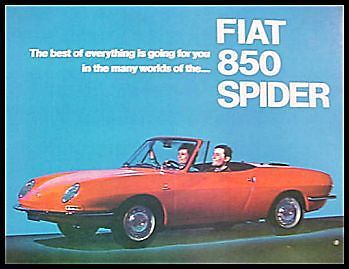 1967 fiat 850 spider brochure