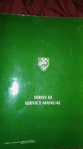 Series 3 service manual jaguar/publication part no.akm 9006