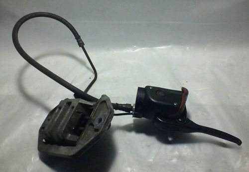 1999 polaris indy 550 super sport brake system, caliper, master cylinder, mounts