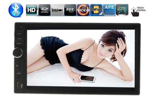 7&#039;&#039; bluetooth touch screen car fm radio mp4/usb/sd/av in/aux/eq 2 din head unit