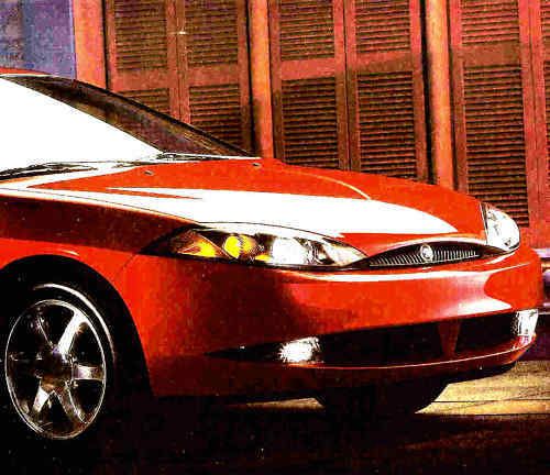 1999 mercury cougar factory brochure /poster-cougar