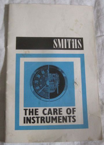 Smiths, the care of instruments 1966