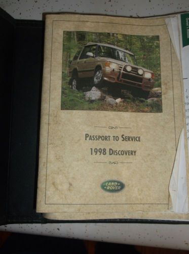 Land rover discovery owner service  manual