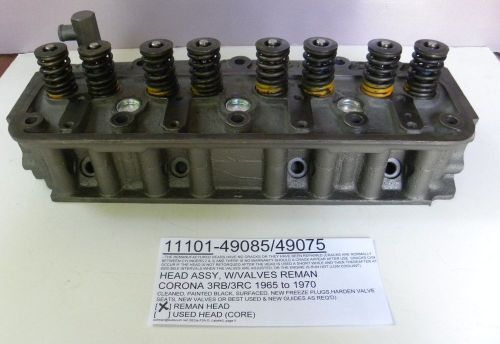 Toyota corona &amp; other 3rb/3rc remanufactured head 11101-49075