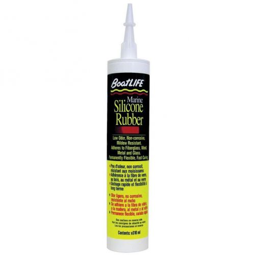 Boatlife marine grade silicone rubber sealant 10.6 oz cartridge white