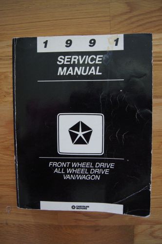 1991 chrysler minivan service manual