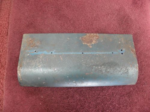 1955 ford interior glove box door  blue w hinge and latch plate