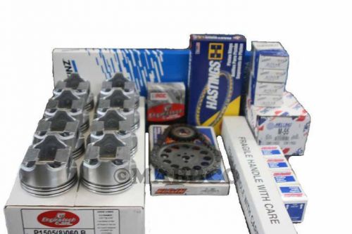 Gm 350 5.7 engine rebuild kit 67-85 w/dish pistons