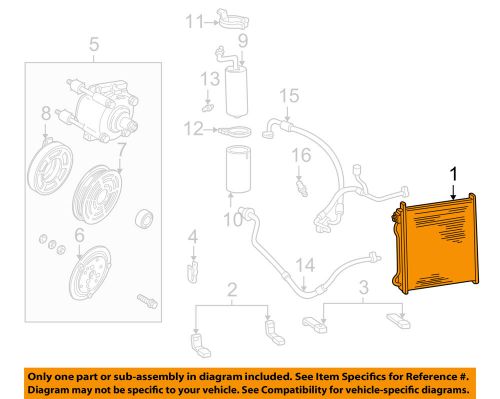 Ford oem 99-07 f-350 super duty-condenser 6c3z19712ab