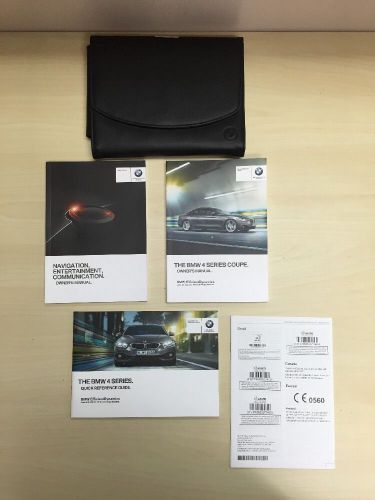 Bmw 4 series coupe 2013 owners manual books / navigation / in case /