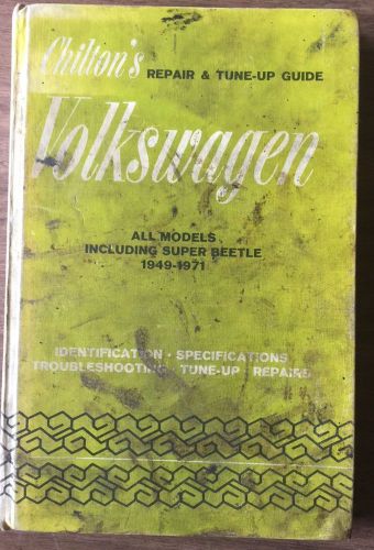 Chilton&#039;s manual repair &amp; tune-up guide  for all volkswagen modells 1949-1971