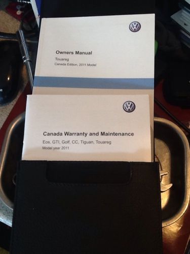 2011 vw touareg owners manual