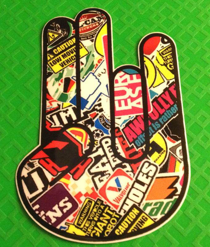 Shocker sticker bomb jdm honda nismo toyota mazda subaru lexus civic sti supra