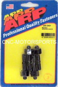 Arp carb stud kit 200-2401 standard 5/16 oal 1.700 black oxide qty 4