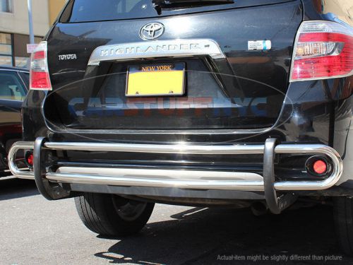 2001-2007 toyota highlander rear bumper guard protector cover shield bar chrome