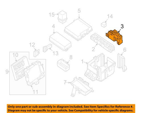 Suzuki oem 09-12 equator electrical-relay box housing 3691550z00