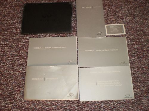 2013 infiniti jx suv owners manual books guide case all models