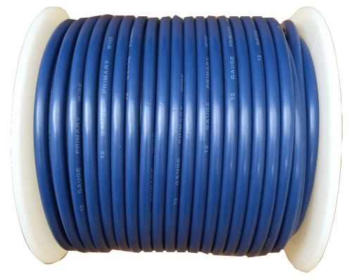 12 gauge blue 100 ft primary wire stranded