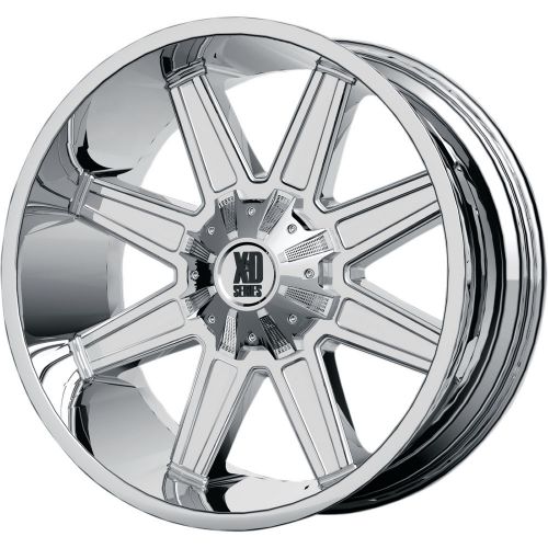 20x9 pvd chrome xd xd823 8x6.5 +0 rims federal couragia mt lt35x12.5r20 tires